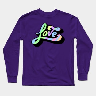 Retro Style Love Long Sleeve T-Shirt